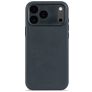 Decoded iPhone 17 Pro Max Hülle Echtes Leder Backcover Stoßfest - Navy Shadow