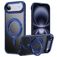 Mobigear Frosted Mag iPhone Air MagSafe Hülle Hardcase Backcover mit Ständer - Blau