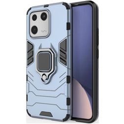 Mobigear Armor Ring Xiaomi 13 Hülle Hardcase Backcover Stoßfest mit Ringhalter - Marineblau