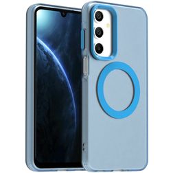 Mobigear Shockproof Samsung Galaxy A16 MagSafe Hardcase Backcover - Blau