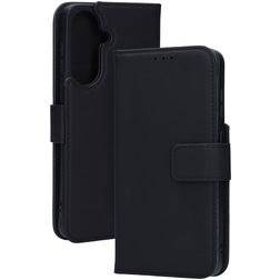 Mobiparts Wallet Samsung Galaxy A57 Hülle Echtes Leder Klapphülle Geldbörse - Schwarz