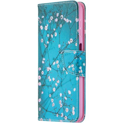 Mobigear Design Samsung Galaxy A32 5G Hülle Klapphülle Geldbörse - Mandelblüten