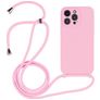 Mobigear Lanyard iPhone 14 Pro Silikon Handykette - Pink