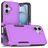 Mobigear Heavy Armor iPhone 16 Hülle Hardcase Backcover Stoßfest - Lila