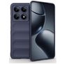 Mobigear Bumpy Xiaomi 14T Pro Hülle Flexibles TPU Backcover - Dunkelblau