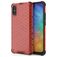 Mobigear Honeycomb Xiaomi Redmi 9A Hülle Hardcase Backcover Stoßfest - Rot