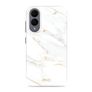 MIO Samsung Galaxy S25 Edge MagSafe Hülle Hardcase Backcover - White Marble