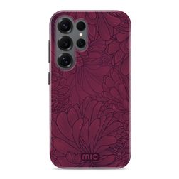 MIO Samsung Galaxy S25 Ultra MagSafe Hülle Hardcase Backcover - Berry Blooms