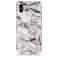 Mobigear Marble Xiaomi Mi 8 Hülle Flexibles TPU Backcover - Weiß