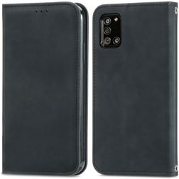Mobigear Retro Slim Samsung Galaxy A32 5G Hülle Klapphülle - Schwarz