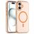 Mobigear Shockproof iPhone 16 Plus MagSafe Hülle Flexibles TPU Backcover - Orange