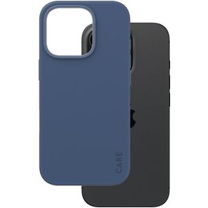 CARE by PanzerGlass Fashionable iPhone 16 Pro Silikon MagSafe Hülle Backcover - Blau