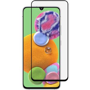 Mobigear Premium Samsung Galaxy A90 Panzerglas Gehärtetes Glas Displayschutz - Hüllenfreundlich - Schwarz