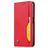 Mobigear Card Set Samsung Galaxy A30s Hülle Klapphülle Geldbörse - Rot