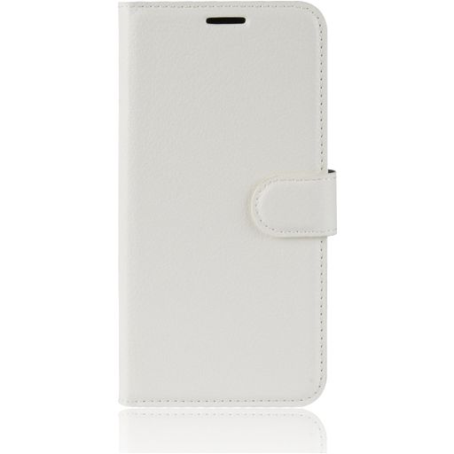 Mobigear Classic OnePlus 6 Hülle Klapphülle Geldbörse - Weiß