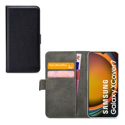 Mobilize Classic Gelly Wallet Samsung Galaxy Xcover 7 Hülle Klapphülle Geldbörse - Schwarz