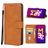 Mobigear Wallet Samsung Galaxy M32 5G Hülle Klapphülle Geldbörse - Braun