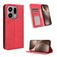 Mobigear Sensation OPPO Find X9 Klapphülle Portemonnaie - Rot