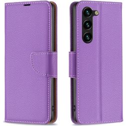 Mobigear Excellent Samsung Galaxy S23 Plus Hülle Klapphülle Geldbörse - Lila