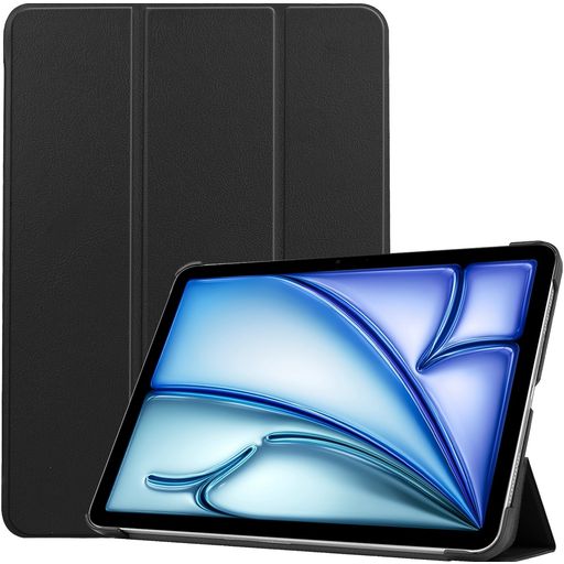 Mobigear Tri-Fold iPad Air 11 Zoll (2024) Hülle Klapphülle - Schwarz