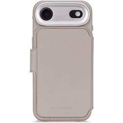 Decoded Detachable Wallet iPhone Air MagSafe Hülle Echtes Leder Abnehmbare 2in1 Klapphülle Geldbörse - Solid Clay