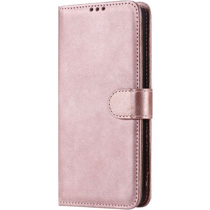 Mobigear Premium Samsung Galaxy A51 Hülle Klapphülle Geldbörse - Roségold