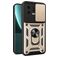 Mobigear Armor Ring Cam Slide Xiaomi 13 Hülle Hardcase Backcover Stoßfest mit Ringhalter und Kamera Slider - Gold