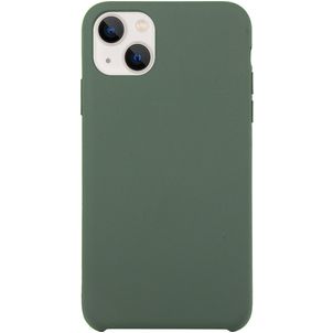 Mobigear Rubber Touch iPhone 15 Silikon Hülle Backcover - Grün