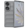 Mobigear Bumpy HONOR 70 Hülle Flexibles TPU Backcover - Grau