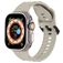 Mobigear Ripple Silikon Apple Watch Armband Dornschließe - 49/46/45/44 mm - Polarstern