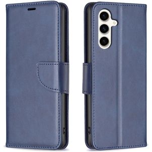 Mobigear Excellent Samsung Galaxy S24 FE Hülle Klapphülle Geldbörse - Blau