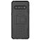 Mobigear Tire LG V60 ThinQ Hülle Hardcase Backcover Stoßfest mit Ständer - Schwarz