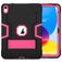 Mobigear ShieldStand iPad 11 (2025) Hülle Kunststoff,Silikon Backcover + Ständer - Schwarz / Pink