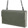 Valenta iPhone 11 Pro Max Hülle Echtes Leder Abnehmbare 2in1 Clutch - Green Mode