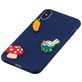 Mobigear Design iPhone XS Max Hülle Flexibles TPU Backcover - Kaninchen und Möhre