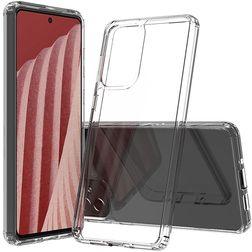 Mobigear Crystal Durchsichtig Samsung Galaxy A73 Hülle Hardcase Backcover - Transparent