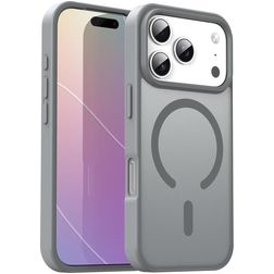 Mobigear Shockproof iPhone 17 Pro MagSafe Hülle Hardcase Backcover - Grau