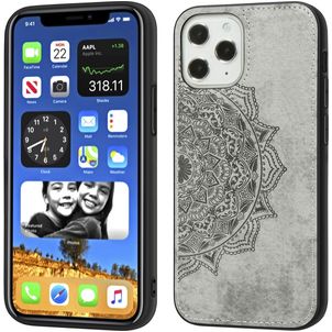 Mobigear Mandala iPhone 12 Pro Max Hülle Hardcase Backcover - Grau