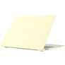 Mobigear Cream Matte MacBook Air 13 Zoll (2018-2020) Hardcase Hülle MacBook Case - Gelb - Model A1932 / A2179 / A2337