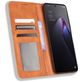 Mobigear Sensation OPPO Reno 8 Pro 5G Hülle Klapphülle Geldbörse - Cognac