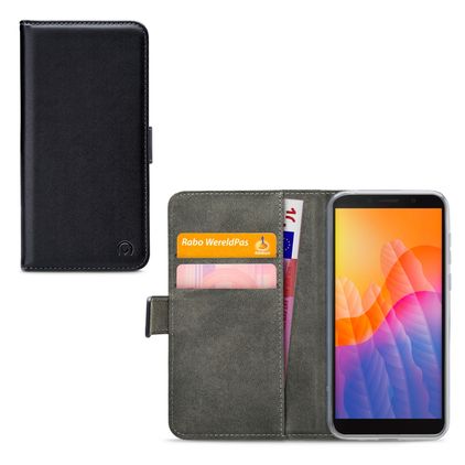 Mobilize Classic Gelly Wallet Huawei Y5p Klapphülle Portemonnaie - Schwarz