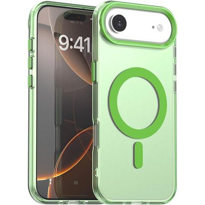 Mobigear Shockproof iPhone Air MagSafe Hülle Hardcase Backcover - Grün