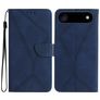 Mobigear Stitch iPhone Air Hülle Klapphülle Geldbörse - Blau