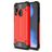 Mobigear Outdoor Samsung Galaxy A40 Hülle Hardcase Backcover Stoßfest - Rot