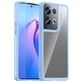 Mobigear Crystal OPPO Reno 8 Pro 5G Hülle Hardcase Backcover - Transparent / Blau