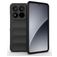 Mobigear Bumpy Xiaomi 15 Pro Hülle Flexibles TPU Backcover - Schwarz