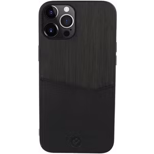 Valenta Card Slot iPhone 13 Pro Hülle Echtes Leder Backcover mit Kartenhalter - Schwarz