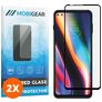 Mobigear Premium Motorola Moto G 5G Plus Panzerglas Gehärtetes Glas Displayschutz - Hüllenfreundlich - Schwarz (2er Pack)