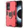 Mobigear Armor Ring Xiaomi 12T Hülle Hardcase Backcover Stoßfest mit Ringhalter - Rot