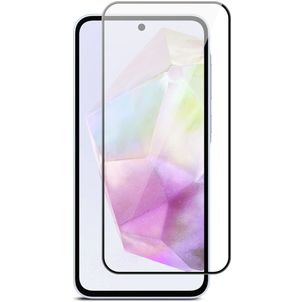 Mobigear Premium Samsung Galaxy A36 Panzerglas Gehärtetes Glas Displayschutz - Hüllenfreundlich - Schwarz